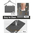 thumbnail image 4 of Absorbent Pet Food Mat, Quick Dry Dog Mat for Food and Water Bowls, Pet Supplies Mat for Dog Cat Puppy Kitten, 4 of 28
