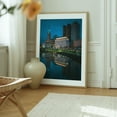 thumbnail image 6 of Columbus at Night - Columbus Ohio Photography Cityscape Nightlife Architecture Skyline Modern Art Oak Framed Wall Art Print 12 x 16 inches, 6 of 12