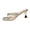 Gold, variant on Womens Slippers High Heel Comfortable Casual Fashion Womens Footwear Black Size 37