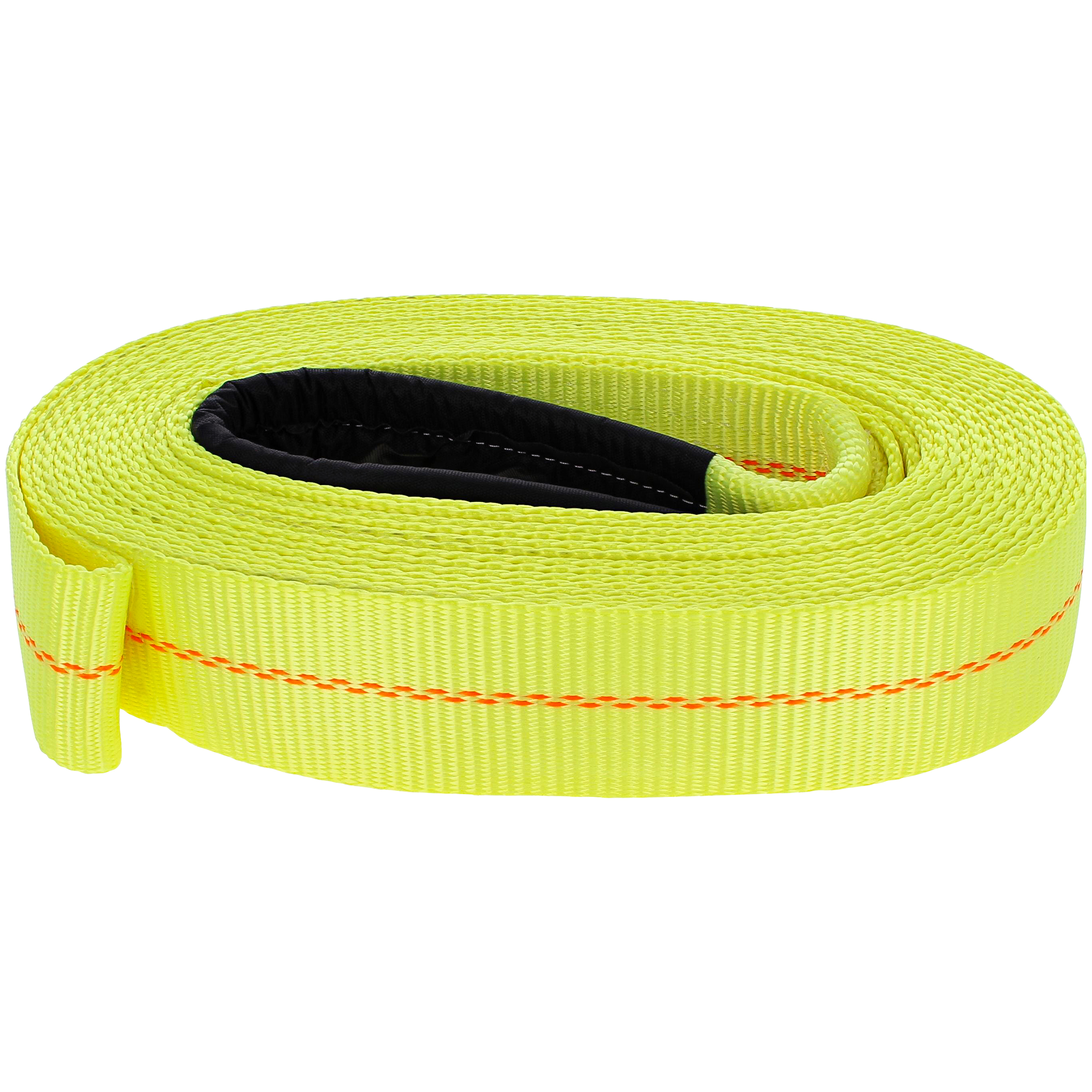 Heavy Duty Tow Strap with Safety Hooks, Tow Rope Yellow,Double-Layer  Trailer Rope, 13ft 11000lb Tow Rope, for Vehicle Recovery, Hauling, Stump  Removal