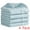 Blue 4-Piece, variant on Unique Bargains Striped Decorative Hand Towel Set Cotton Face Towels Pink 2-Piece
