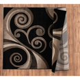 thumbnail image 5 of MDA Home Orelsi Black/Brown Contemporary Polypropylene Area Rug - 6'9" x 9'6", 5 of 6