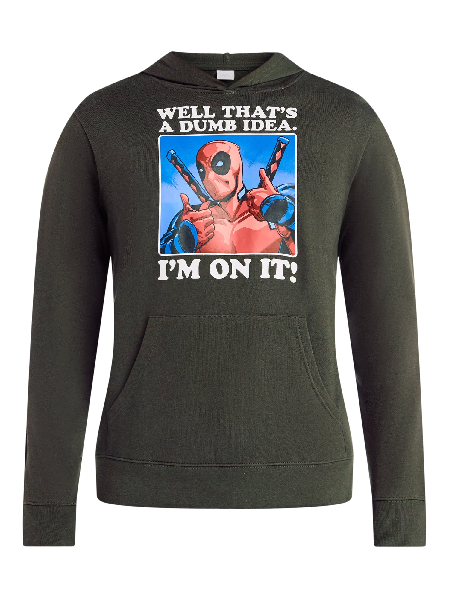 Deadpool Men's and Big Men's Graphic Hoodie, Sizes XS-5XL