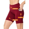 thumbnail image 2 of 3-Pack Biker Shorts for Women with Pocket Body Contour Bike Short for Workout Yoga Running, 2 of 7