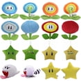 thumbnail image 4 of Mario Plush Toys Toad Yoshi Goomba Boo Shy Guy Ice Fire Flower Super Star Poison Piranha Cute Anime Stuffed Cartoon Peluche Doll, 4 of 5