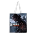 thumbnail image 1 of The Last of Us Bolso de tela con estampado de lienzo para mujer, bolsa de compras reutilizable y estética, con cremallera interior, regalo para mujer,40*40cm., 1 of 6