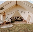thumbnail image 3 of White Duck Outdoors Alpha Pro Wall Tent – 12' x 14', Fire & Water Repellent, 4-Season Canvas Tent with Heavy-Duty Frame, Maximum Occupancy 10 People, 3 of 6
