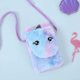 thumbnail image 4 of Crossbody Bag Unicorn Plush Messenger Bag Mini Monedero para teléfono móvil para niñas Mujeres Violeta WD.WDQZL Hogar, 4 of 8