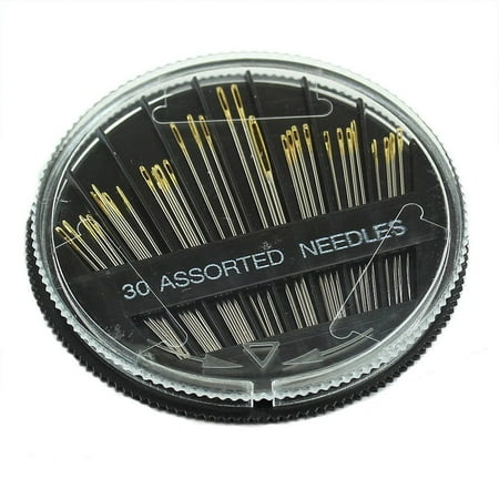 Sewing Needle Case - 30PCS Assorted Hand Sewing Needles Embroidery Mending Craft Quilt Sew Case