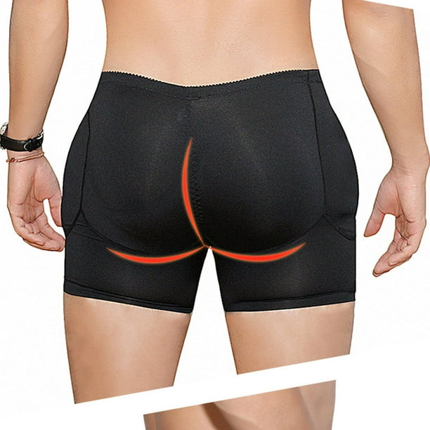 CAROOTU Men Butt Lifter Shapewear Hips Padded Underwear Boxers Enhancing Hip  Enhancement Pad Sweat Absorbing 