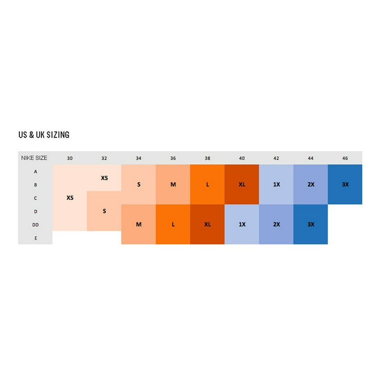 Nike Swoosh Nike Sport Bras Size Chart Women's Swoosh Sports Bra