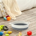 thumbnail image 5 of 2pcs cotton rope basket small woven storage basket fabric tray round open type, 5 of 5