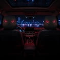 thumbnail image 5 of 2PCS Ghost Face Headrest Covers, Scary Face Printing Auto Seat Universal Elastic Models Headrest Protector (Style-J), 5 of 8