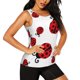 thumbnail image 2 of Fotbe Fly Flying Ladybug Blusas Sin Mangas para Mujer – Estilo Casual, Corte Suelto, Slim-Fit, Cuello Redondo Deportivo, Tops de Verano para Gimnasio y Yoga-Small, 2 of 7