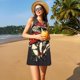 thumbnail image 3 of Fotbe Red Mushrooms Vestido de Verano sin Mangas para Mujer – Vestido Midi Línea A, Estilo Camiseta Floral, Vestido Playero Casual y Fluido, 3 of 7
