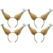 Nicky Bigs Novelties Giant Thanksgiving Turkey Legs Drumstick Boppers Hat Headband Holiday Accessory