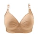 thumbnail image 2 of ICHUANYI ClearanceWoman's Printing Gathered Together Large Size Daily Bra Underwear No Rims ICHUANYI WER202308030021, 2 of 9
