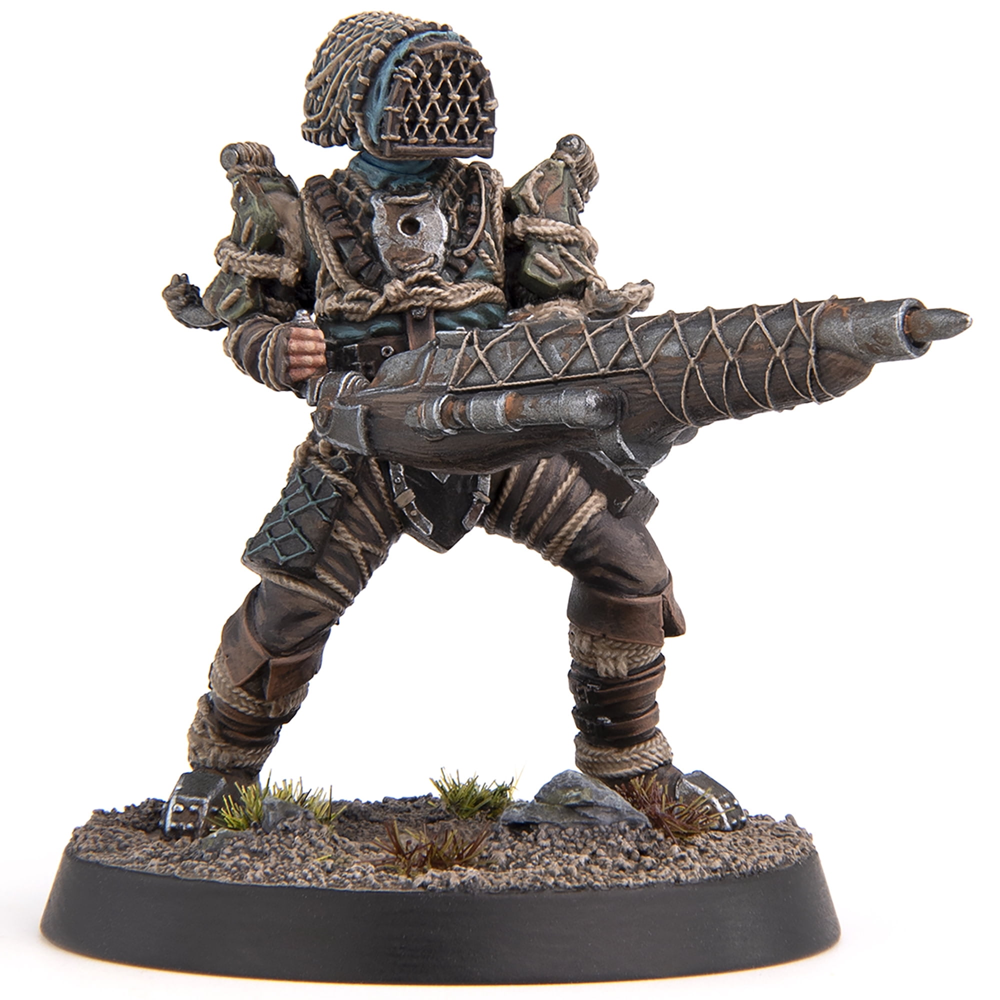 Fallout: Miniatures - Raiders: Trappers - 6 Resin Figures & Bases, Unpainted & Unassembled, Far Harbor Wave, Licensed Tabletop Skirmish Wargame