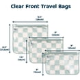 thumbnail image 2 of Diaper Bag Organizing Pouches|3 Pack Mess-Proof Clear Front Travel Organizer Bags&TSA Approved Toiletry Bag Set for Baby and Mom Essentials, 2 of 4