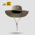 thumbnail image 2 of ZQUUVOU Sun Hat for Men Women Fishing Hat Unisex Adjustable Sun Protection Hiking Waterproof Windproof Outdoor Camping Sun Hat Khaki, 2 of 5