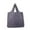 Gray, variant on MERILER Large Multi-color Waterproof Shopping Bag: Portable, Foldable, and Sturdy Construction for Daily Use (Available in Variety of Colors)