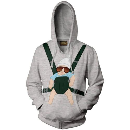 men's baby carrier hoodie