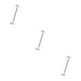 thumbnail image 1 of Youkk Stainless Steel Closed Body Turnbuckle Jaw Wire Rope Fork Screw Rigging Silver M5 3Set, 1 of 6