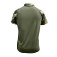 thumbnail image 4 of Havenx American Flag 1776 Polo Shirt for Men Short Sleeve Camouflage Shirts Button Lapel Golf Shirt Patriotic Independence Day 4th Of July Causal Tops,Camouflage M, 4 of 4
