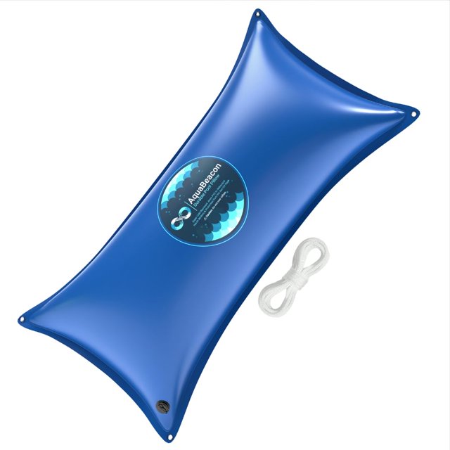 Aquabeacon Pool Pillow 4' X 8' Ultra Thick & Super Durable Premium Above Ground Pool Winter .4mm Thick and Cold-Resistant. Rope Included