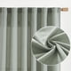 thumbnail image 1 of Cortinas Jinchan, mezcla de lino, 180 cm de largo, color verde, para sala de estar, 1 of 6
