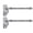 10 inches, variant on Adjustable Bolts Hinge rusts Resistant Door Hinges Steel Bolts Door Hinge easy installs Gate Hinges for door & Window