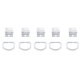 thumbnail image 2 of relayinert 5-Piece Trailer Boat D Ring Rope Chain Strap Tie Down Surface Mount Robust and Dependable Style A 1Set, 2 of 6