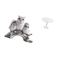 thumbnail image 4 of Escultura De Búho Moderna, Adorno De Mesa Para Sala De Estar, Oficina, Gabinete, Decoración Con Casa De Muñecas En Miniatura, Mesa Redonda, Decoración Para Casa De Juegos De Jardín., 4 of 7