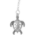 thumbnail image 2 of UPware 18/8 Stainless Steel 2 Inch Mesh Tea Ball Infuser/Tea Interval Diffuser/Tea Strainer Infuser with Zinc Alloy Sea Turtle Charm, 2 of 3