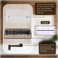 thumbnail image 2 of Handheld Paper Shredder, Manual A4 Paper Cutter for Home, Mini Portable Manual Shredder for Home, School, and Office Ref: 9490, 2 of 5