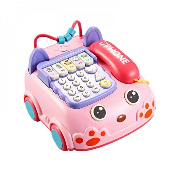 EIMELI Naiyafly Multi-function Telephone Learning Machine Light Music Playing Piano Game Baby Childhood Early Education Toy