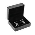 thumbnail image 4 of BodyJ4You 2PC Cufflinks Personalized Initials Letter A Men's Button Shirt Business Gift, 4 of 6