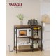 thumbnail image 2 of Cafetería Baker's Rack VASAGLE con estación de carga rústica, 2 of 9