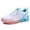 Light Blue, variant on Women's Mesh Lace Up Sneakers, Lightweight Running Athletic Footwear for All Season