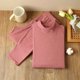 thumbnail image 2 of Gibobby Conjunto ropa interior Ropa interior térmica para mujer, traje de cuello medio, manga larga, forro polar, cálido y liso（Rosa， XL), 2 of 5