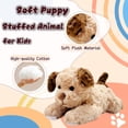 thumbnail image 3 of Almohada NuomiYue de peluche para perros, 30 cm, color marrón, 3 of 6