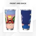 thumbnail image 3 of Lsque inside out 2 Pattern 20oz Car Cup with Lid and Straw, Insulated Coffee Cup with Straw Topper, Spill Proof Travel Coffee Mug, Stainless Steel Tumble, 3 of 8