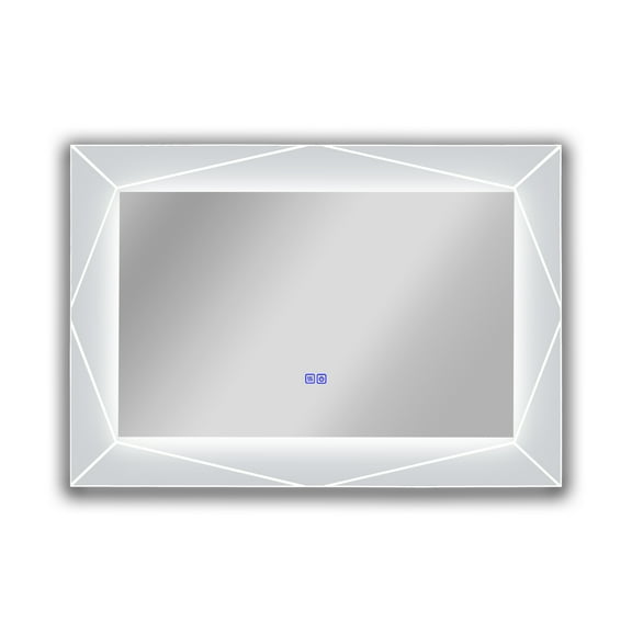 CHLOE Lighting Back Lit Rectangular TouchScreen LED Mirror 3 Color Temperatures 3000K-6000K
