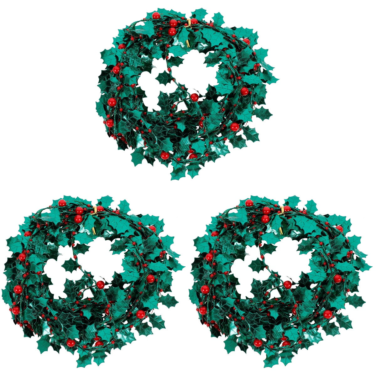 Frcolor Christmas Garland Garland Tree Xmas Wreath Beads Ribbon Tinsel