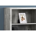 thumbnail image 2 of 11.75" X 23.75" X 47.5" Grey Particle Board Adjustable Shelves Bookshelf, 2 of 4