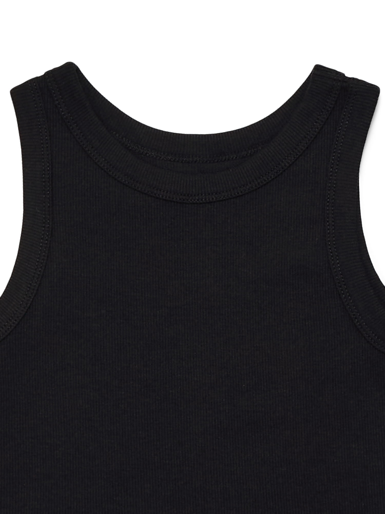 Wonder Nation Girls Kid Tough Tank Tops, 3-Pack, Sizes 4-18 and Plus