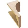 thumbnail image 6 of 8"W x 8"D x 16"H Wide Huntington Rough Cedar Woodgrain TimberThane Corbel, Primed Tan, 6 of 6