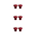 thumbnail image 4 of maskred 2 Pcs M10x1.25 Rearview Mirrors Thread Screw Bolts Plug Hole Red Positive 10mm 3Set, 4 of 6