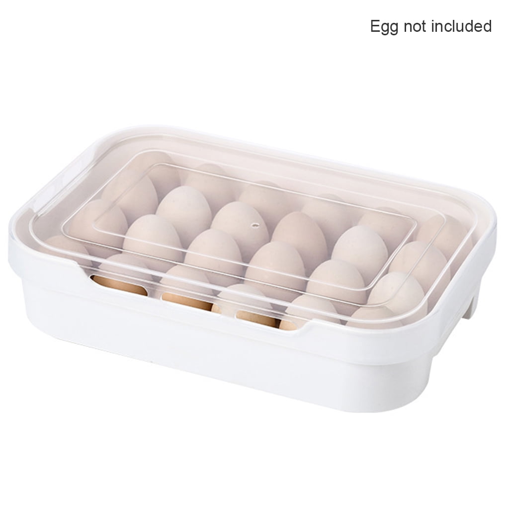 QUALITY Egg Storage Holder Keeper Fresh or Hardboiled Fridge Container WITH LID QUALITY Egg Storage Holder Keeper Fresh or Hardboiled Fridge Container WITH LID