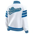 thumbnail image 3 of Women's WEAR by Erin Andrews White Detroit Lions Full-Snap Fleece Sweatshirt Jacket, 3 of 6